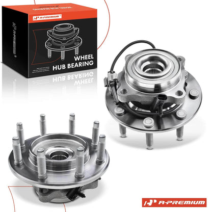 2X Front Wheel Hub & Bearing Assembly for Chevrolet Silverado 2500 (2001–2007)