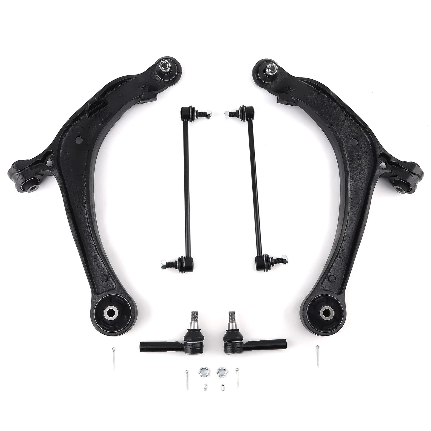 Front Suspension Lower Control Arms & Tie Rods Kit for 2011–2017 Honda Odyssey