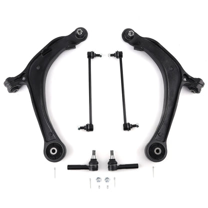 Front Suspension Lower Control Arms & Tie Rods Kit for 2011–2017 Honda Odyssey