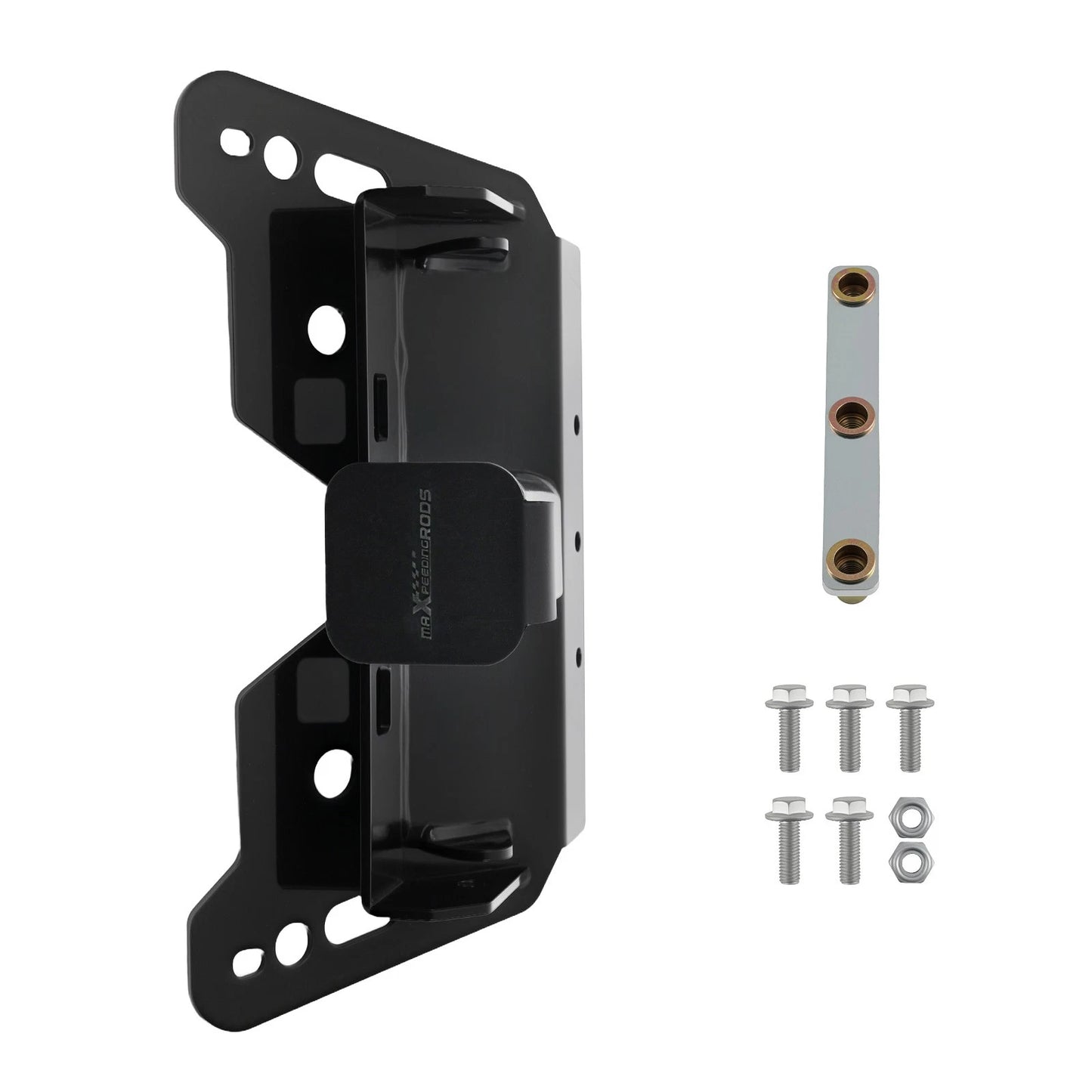 2" Steel Front Receiver for Polaris Ranger 400/500/570 (2010–2022) Powder Coat