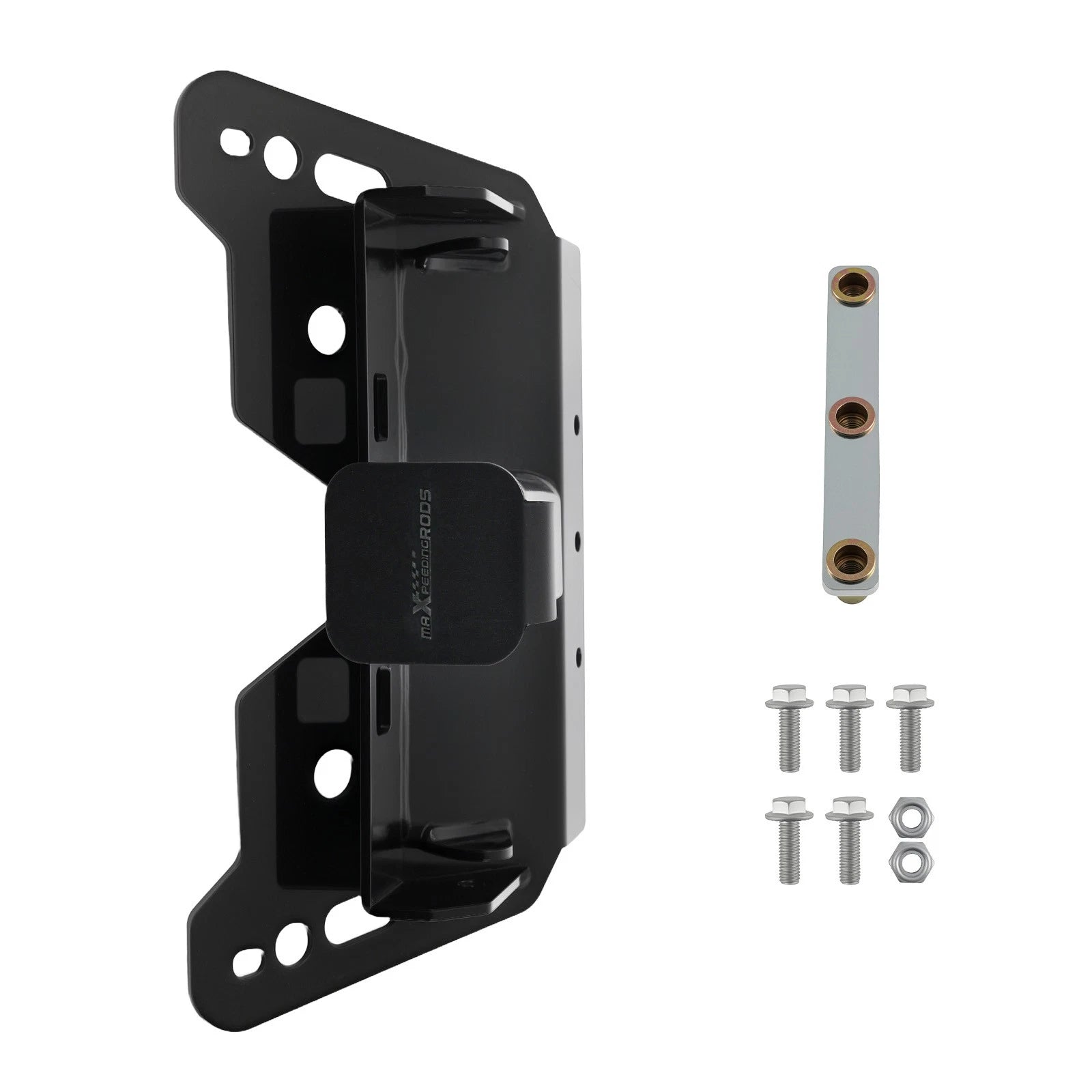 2" Steel Front Receiver for Polaris Ranger 400/500/570 (2010–2022) Powder Coat