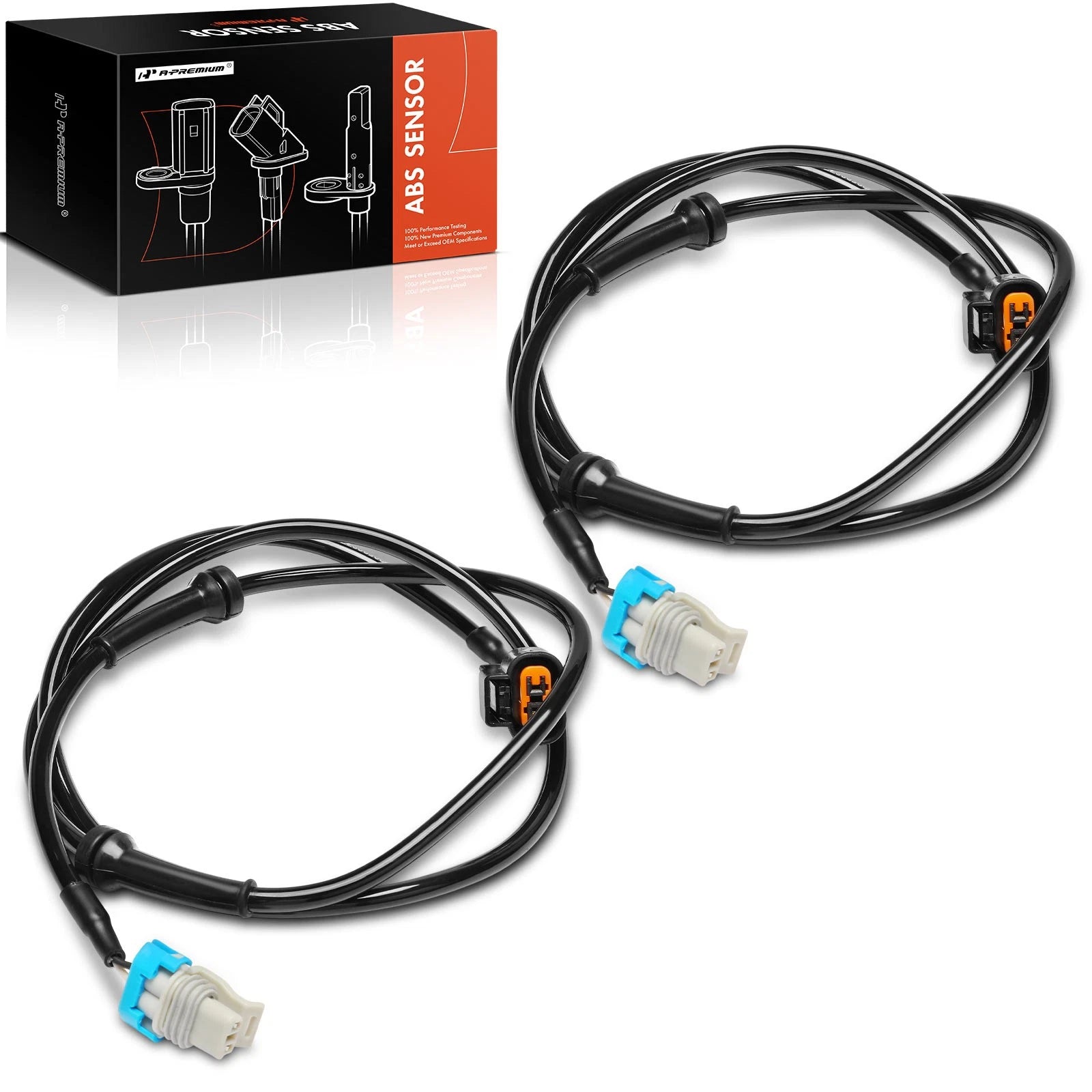 2X Rear ABS Wheel Speed Sensors for Suzuki Verona (2004–2006)