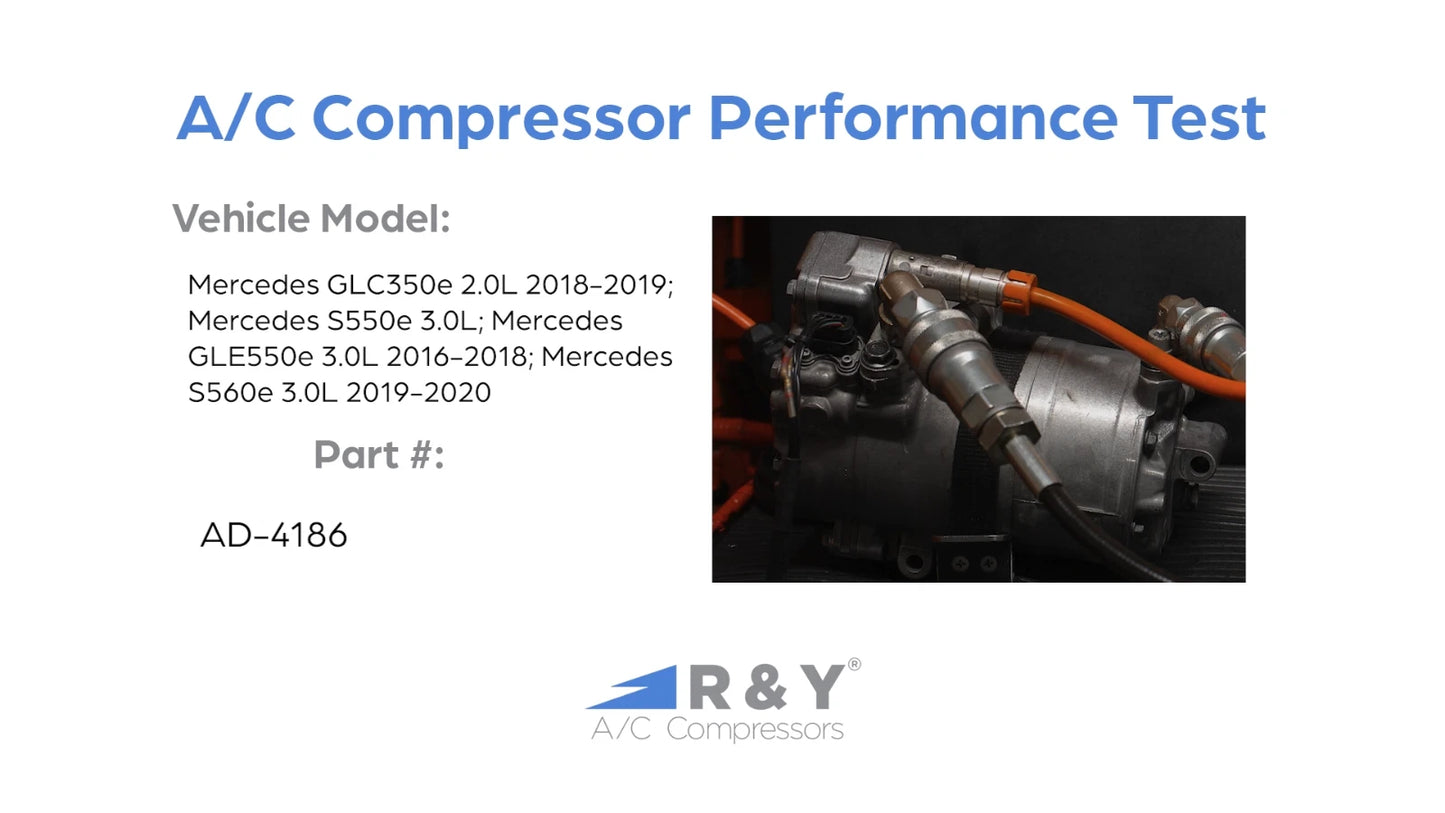 AC Compressor Replacement for Mercedes GLE550e 3.0L (2018–2020)