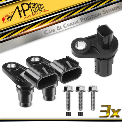 2X Camshaft & Crankshaft Position Sensors for Buick LaCrosse (2015–2015)