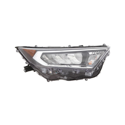 Replacement Chrome Passenger Side Headlight Assembly For 2019-2021 Toyota RAV4