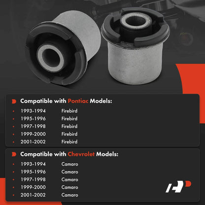 2X Front Upper Control Arm Bushing for Chevrolet Camaro (1993–2002)