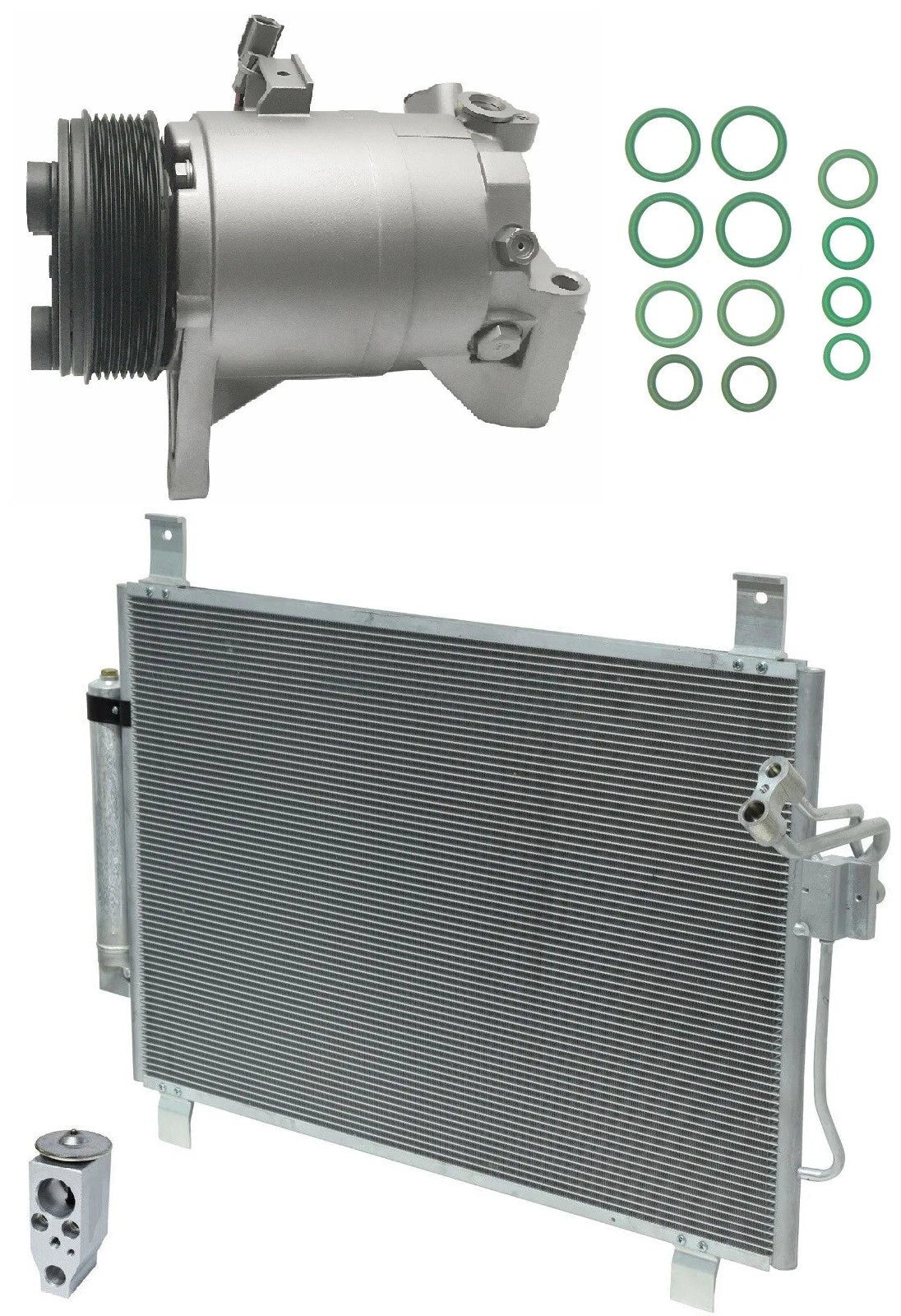 AC Compressor Kit W/ Condenser for Infiniti JX35 3.5L (2013–2013)