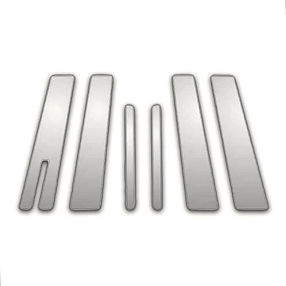 6Pc Chrome Pillar Post Covers for Lincoln Aviator (2004–2009)
