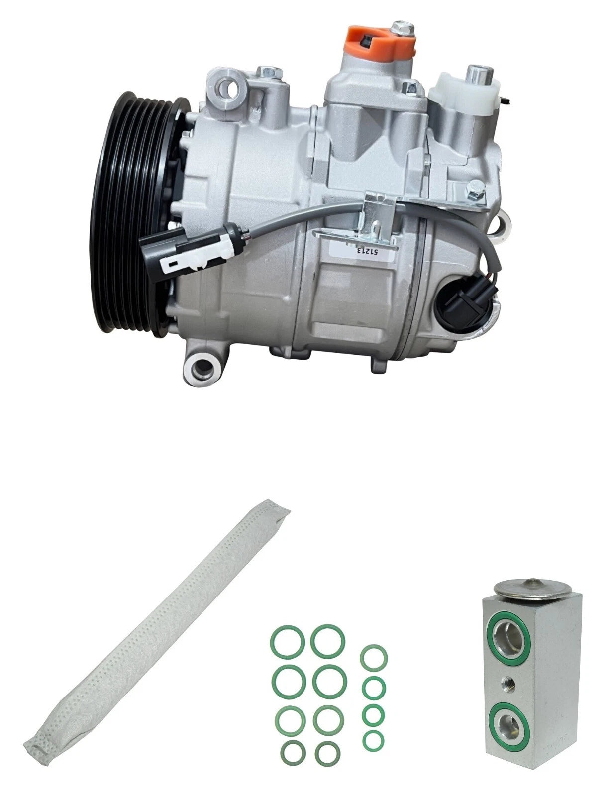 AC Compressor Kit OEM Replacement for Jaguar Super V8 4.2L (2005–2006)