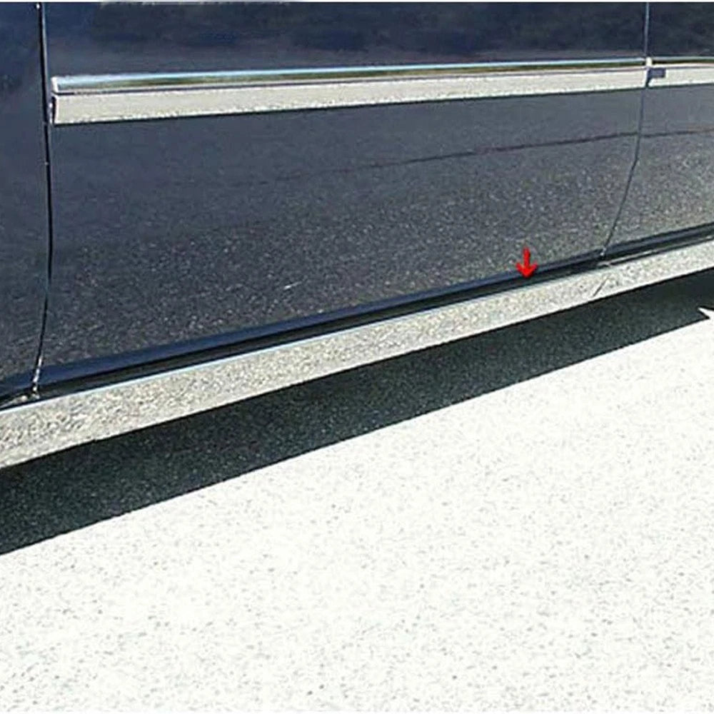 Lower Rocker Molding Trim Chrome 4 3/8in for 2005-2007 Ford Five Hundred