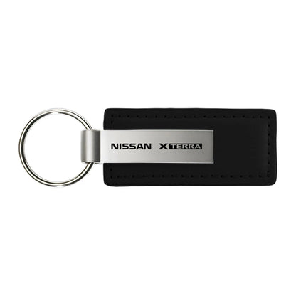 Black Leather Keychain - Officially Licensed for Nissan Xterra