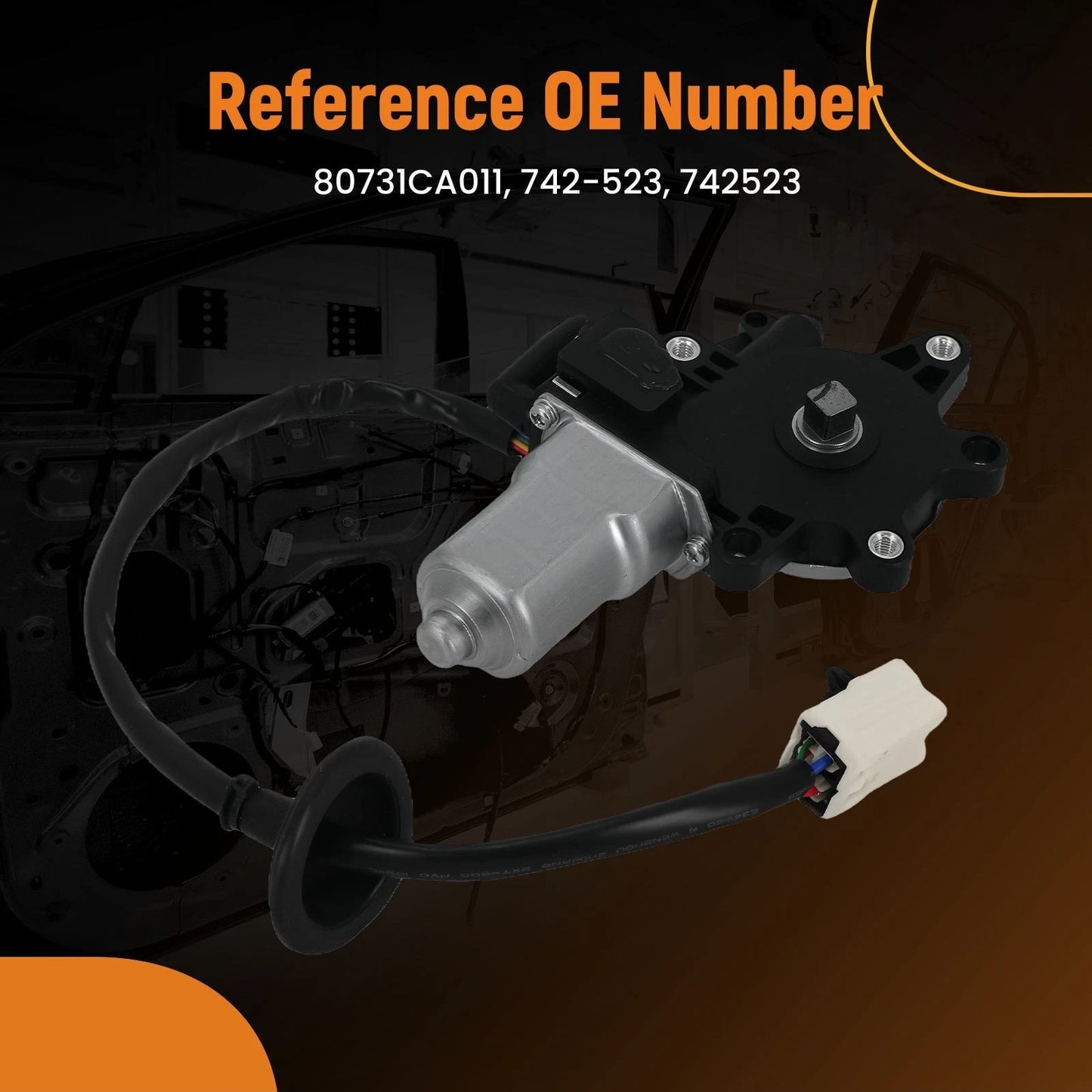 Front Right Window Motor for Nissan Murano SE SL (2003–2007)