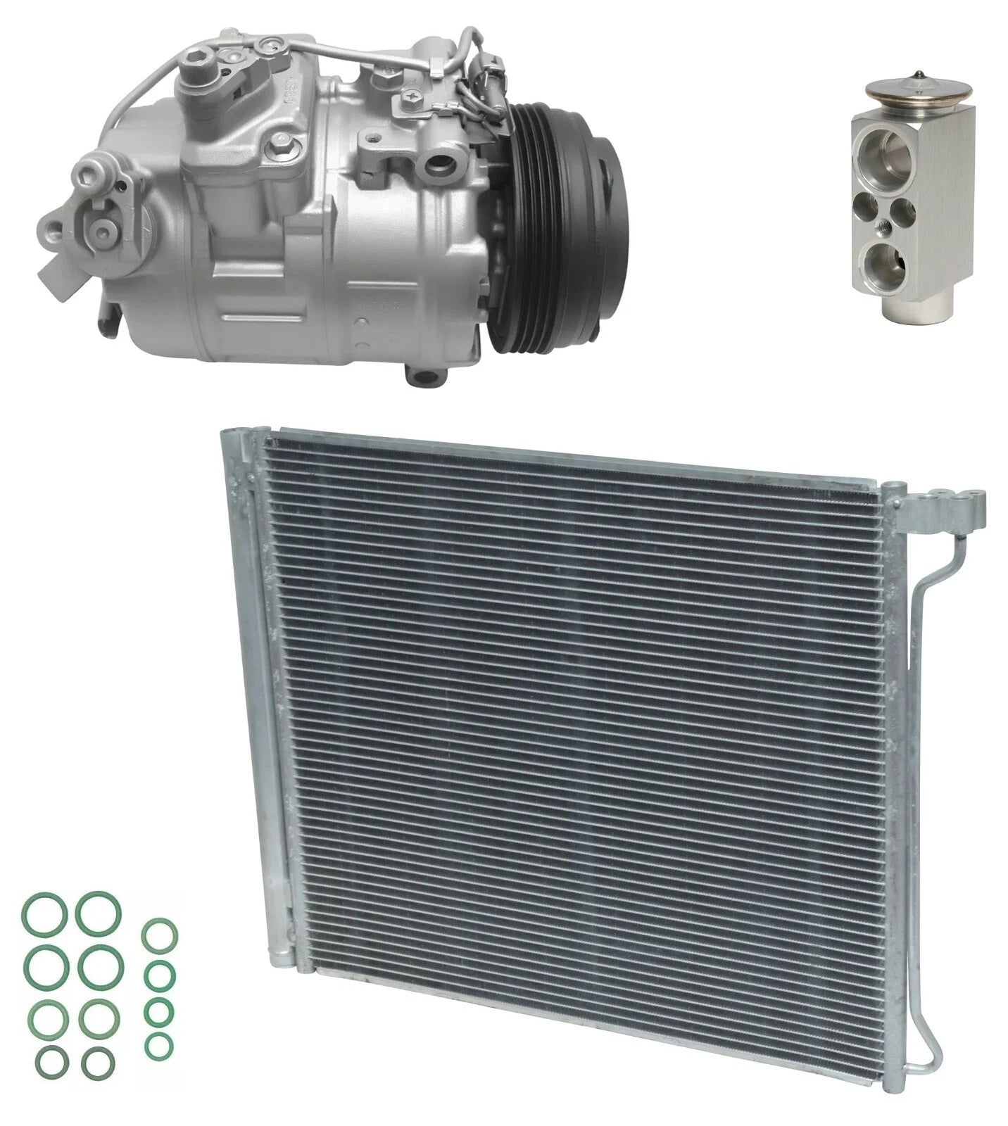 AC Compressor Kit with Condenser for BMW X6 4.4L (2013–2013)