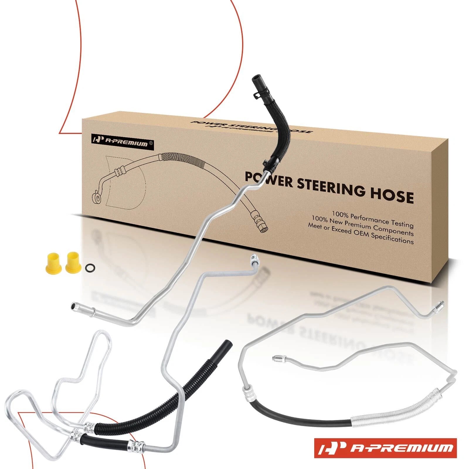 3X Power Steering Pressure & Return Hose for Buick Century (1997–2005)
