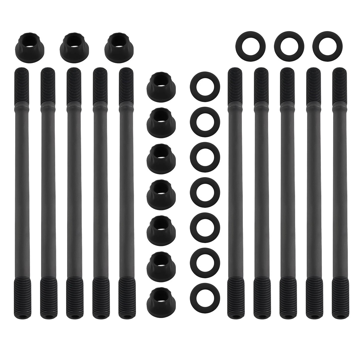Black Head Studs for Honda Prelude H22A1 H22A4 (1993–2001)