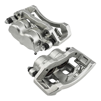 2x Front Brake Caliper w/ Bracket for Dodge Durango (2004–2006) & Ram 1500 (2004–2006)