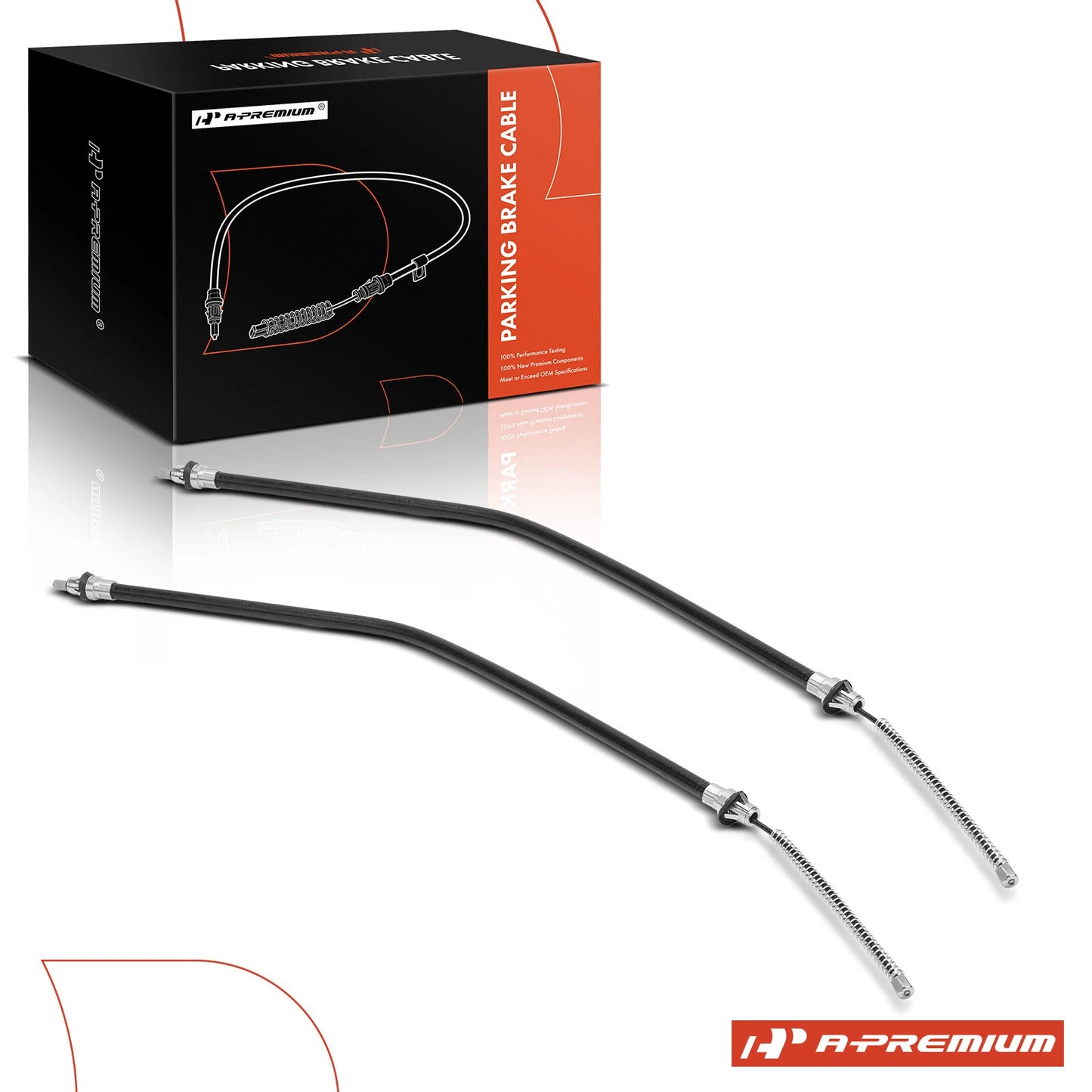 2X Rear Parking Brake Cable for Chevrolet Malibu Pontiac Grand Am (1997–2005)