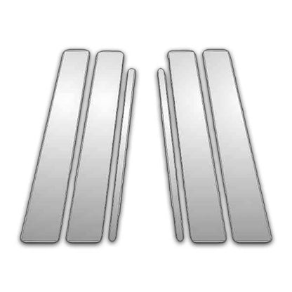 Chrome Pillar Post Covers 6 Piece Replacement for Lexus GX (2010–2016)