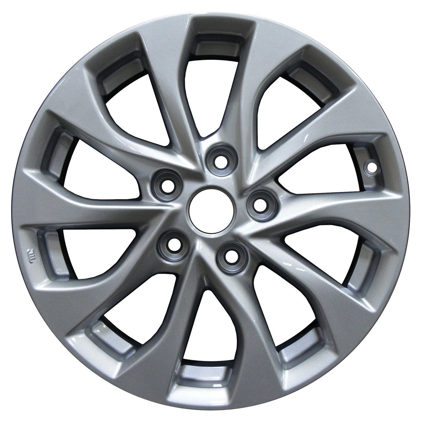Factory Wheel 16x6.5 Bright Medium Silver for Nissan Sentra (2007–2012)