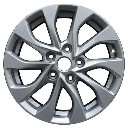 Factory Wheel 16x6.5 Bright Medium Silver for Nissan Sentra (2007–2012)