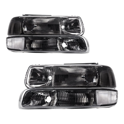 Headlight Assembly with Signal Lights for Chevrolet Silverado 1500 (1999–2002)