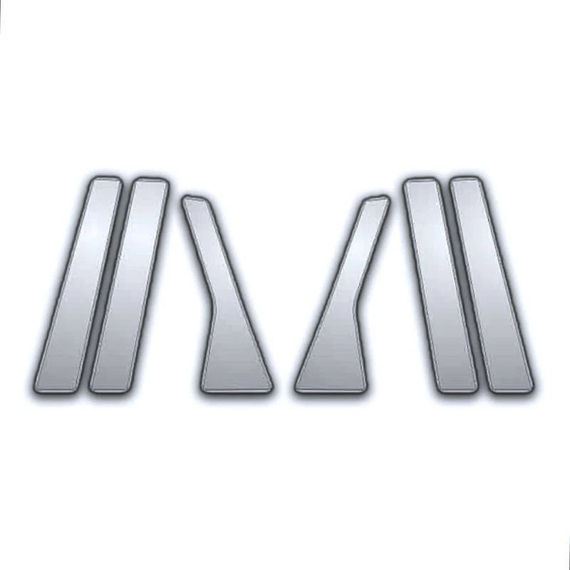 Chrome Pillar Post Covers Set for 2009–2013 Subaru Forester