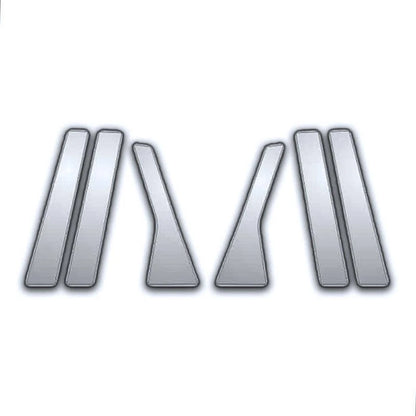 Chrome Pillar Post Covers Set for 2009–2013 Subaru Forester