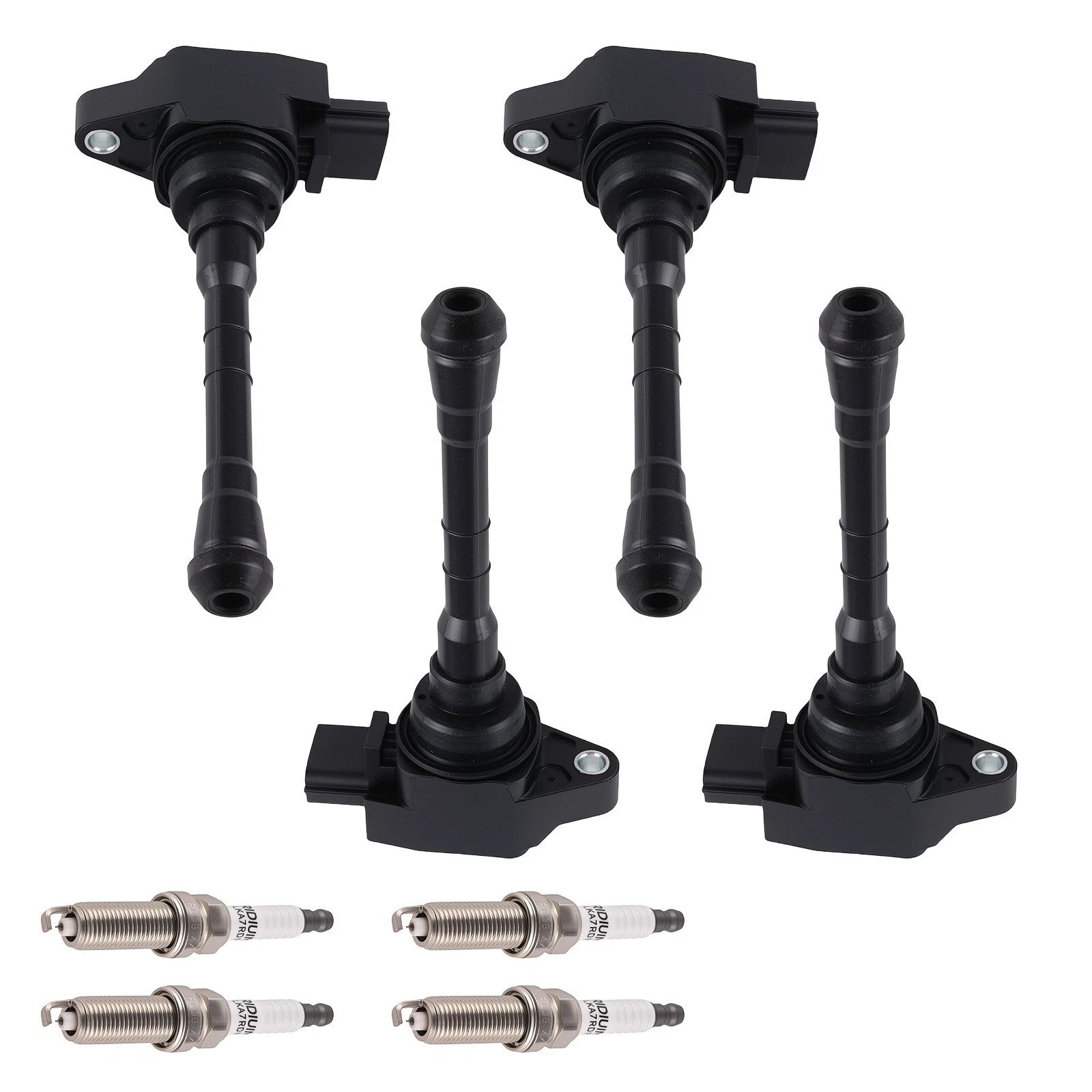 4x Ignition Coil and Spark Plug for Nissan Altima and Rogue 2.5L (2019–2021)
