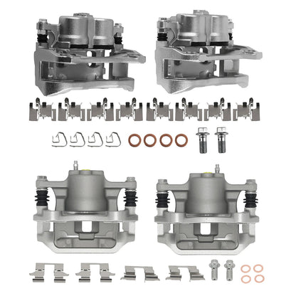 Front Rear Brake Calipers Assembly with Bracket for Toyota Highlander (2010–2013)