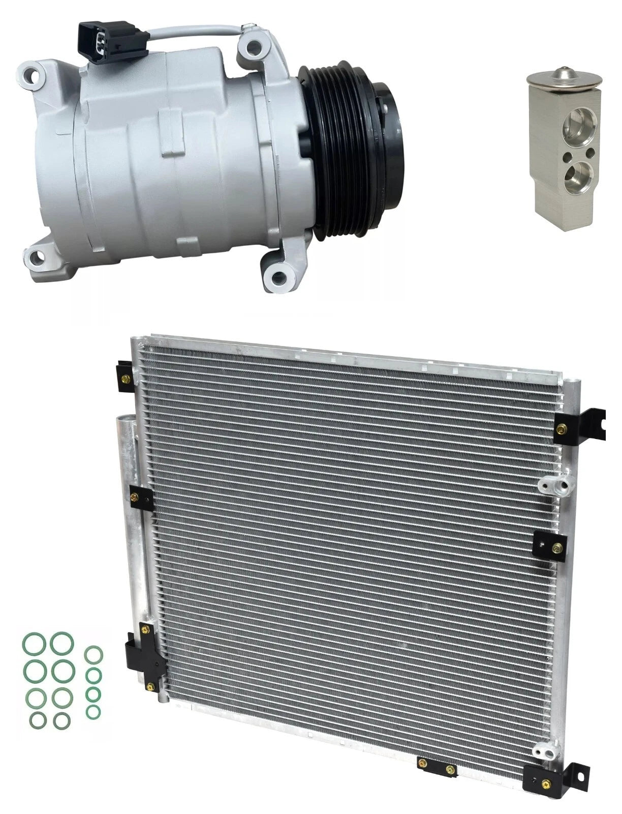 A C Compressor Kit With Condenser for Cadillac SRX 3.6L (2006–2009)