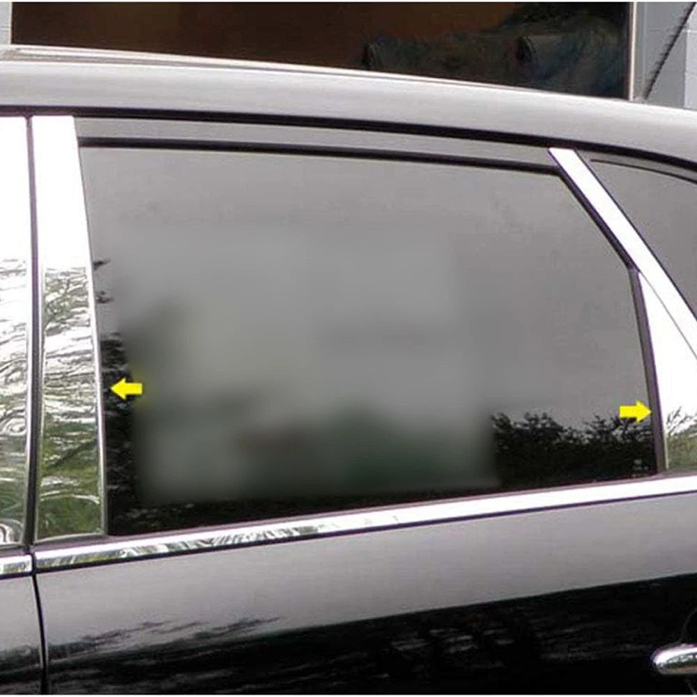Luxury FX Chrome Pillar Post Trim Kit for Kia Sorento (2011–2015)