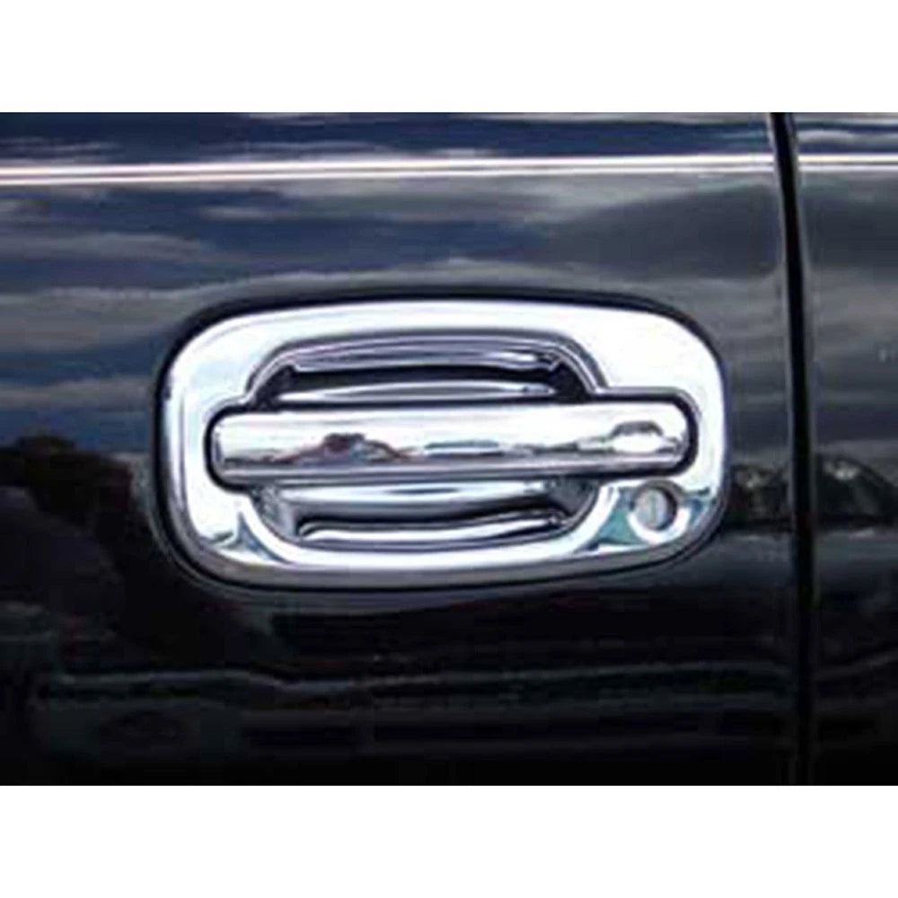 Door Handle Covers for 1999-2006 GMC Sierra 1500 (Chrome Set of 2)