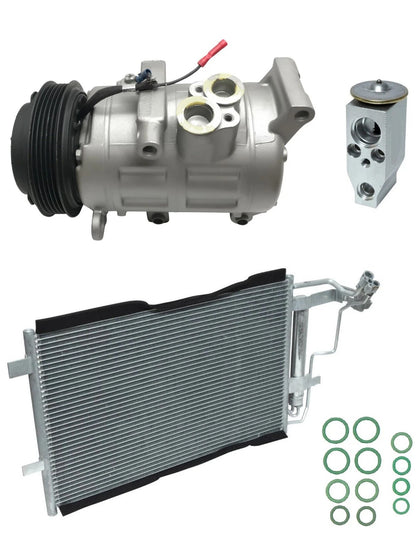 A/C Compressor Kit with Condenser for Mazda 3 2.0L (2012–2014)