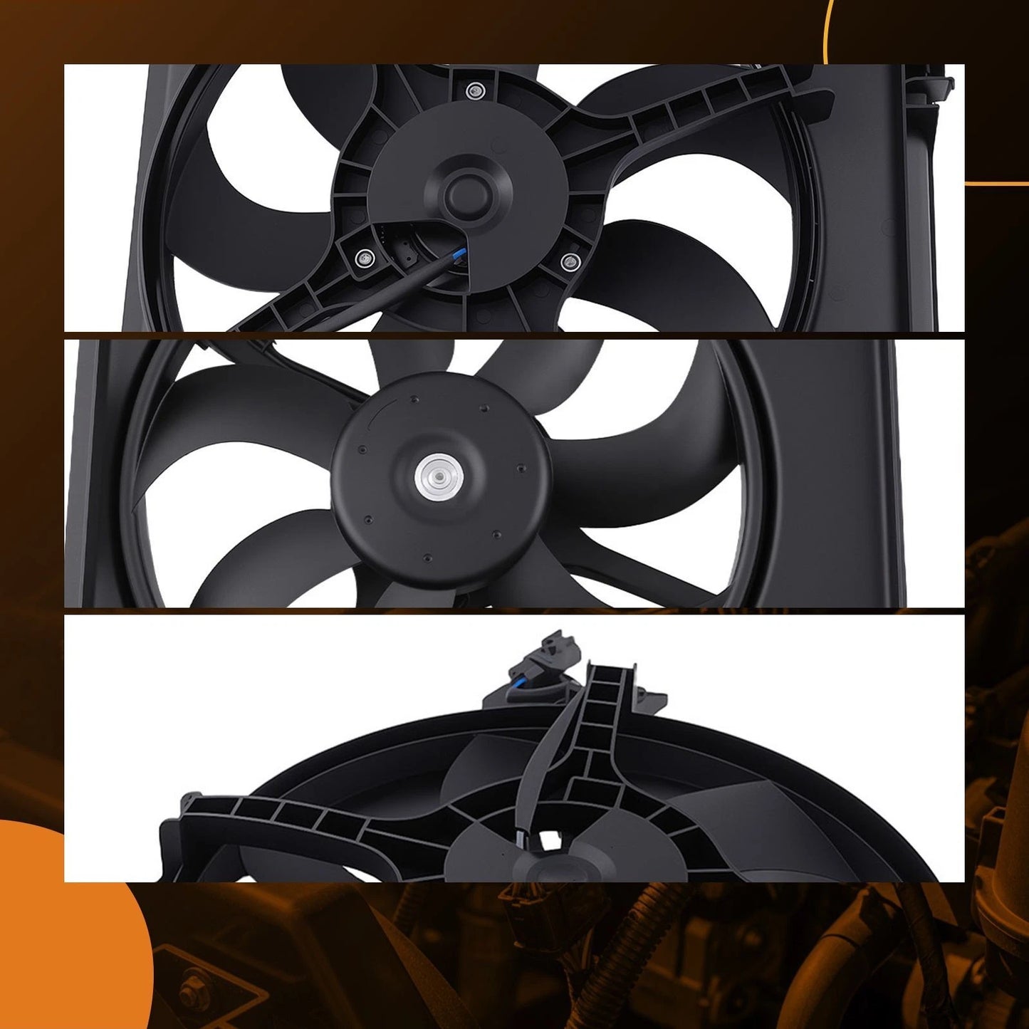 Electric Radiator Cooling Fan for Chevrolet Aveo 2009–2011 (1.6L I4)