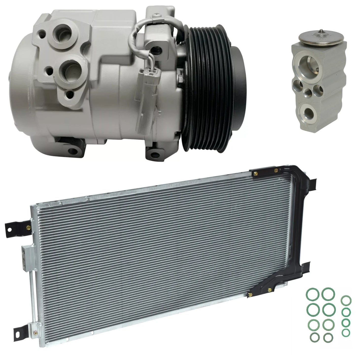 AC Compressor Kit With Condenser for Ram 3500 6.7L Turbo (2022–2022)