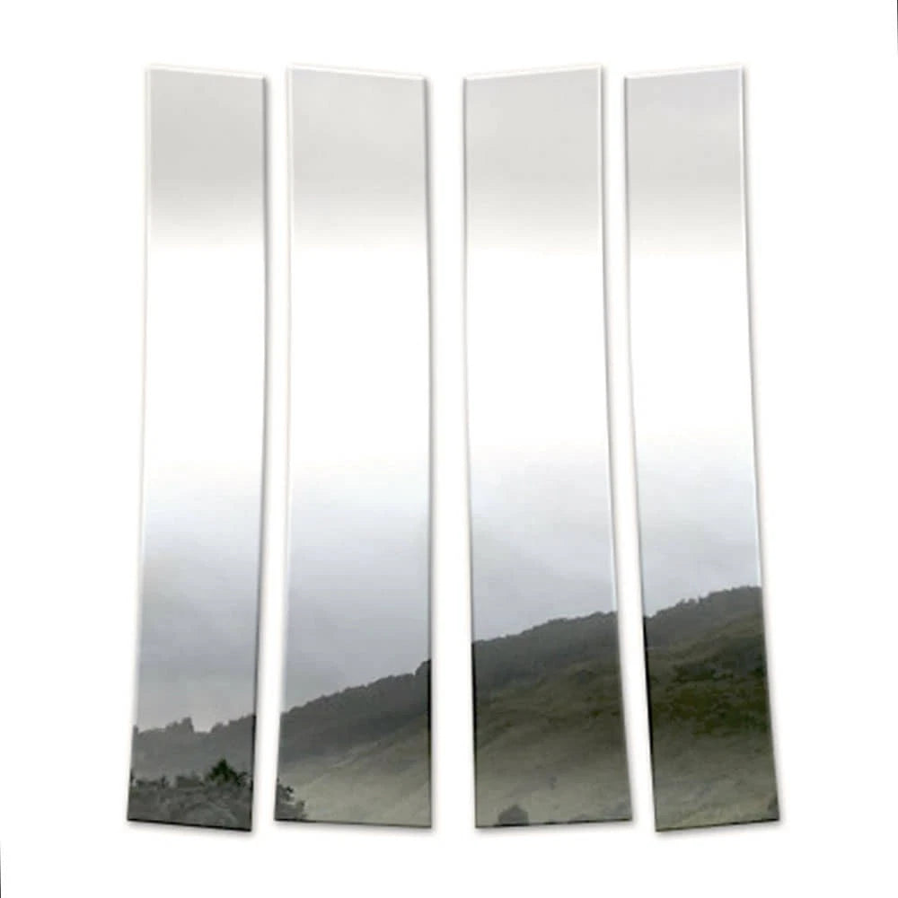 4Pc Chrome Pillar Post Covers Replacement for Cadillac Escalade (2007–2014)