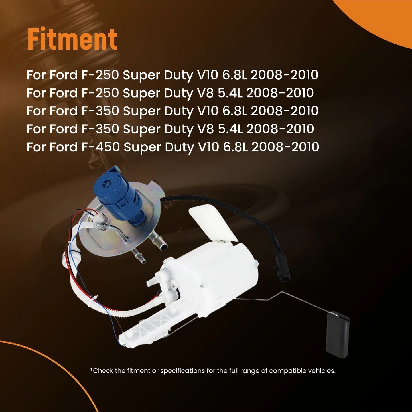 Electric Fuel Pump for Ford F-250 F-350 Super Duty (2008–2010)