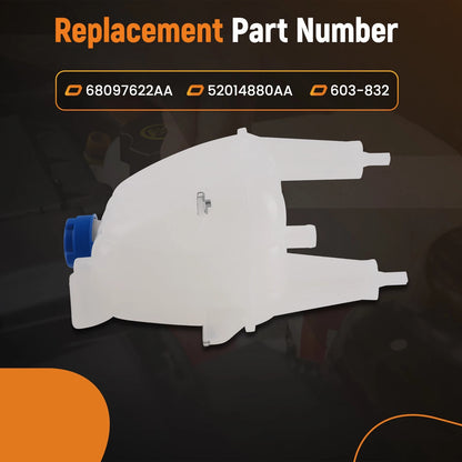 Coolant Recovery Bottle Tank for Ram ProMaster (2014–2021)