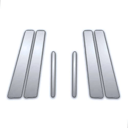 6Pc Chrome Pillar Post Covers for Lincoln MKZ (2007–2012)