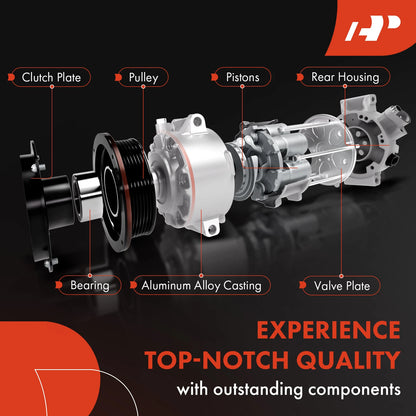A/C Compressor with Clutch for Buick Cascada (2016–2019)