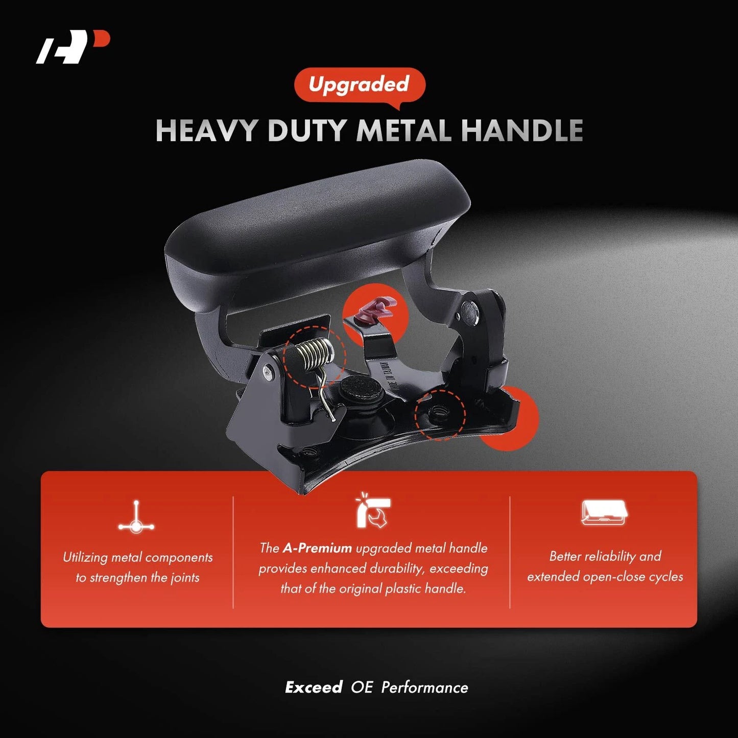 All Metal Tailgate Handle for Silverado 1500 (1999–2006)