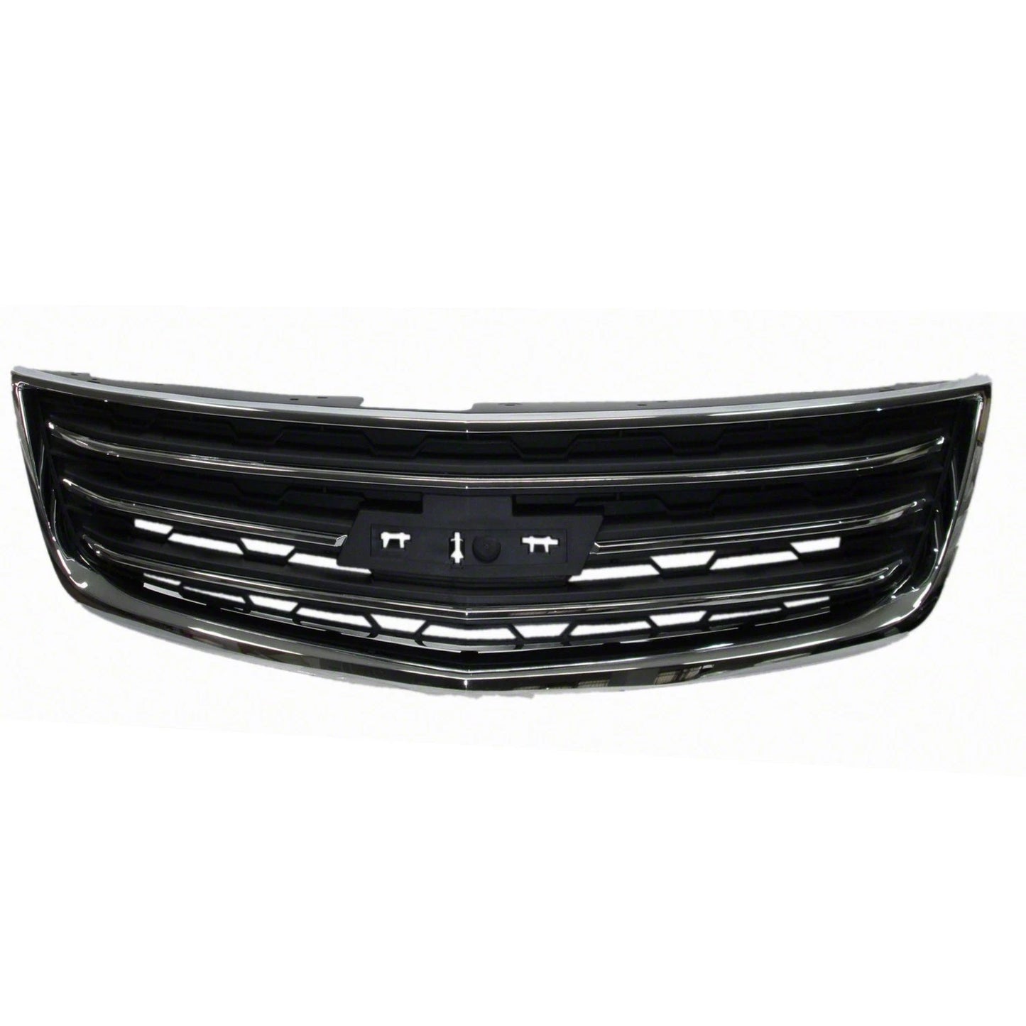 Front Grille Replacement Gray Chrome Plastic for Chevrolet Traverse (2013–2017)