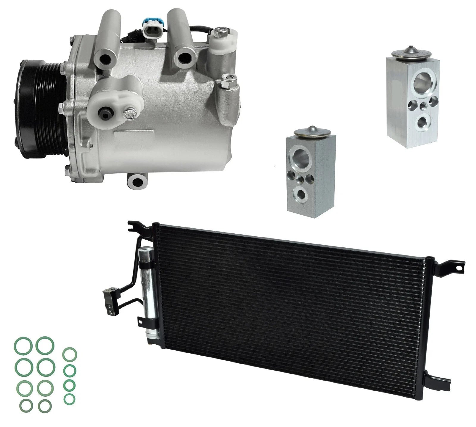 AC Compressor Kit with Condenser for Pontiac Montana 3.4L (2002–2005)