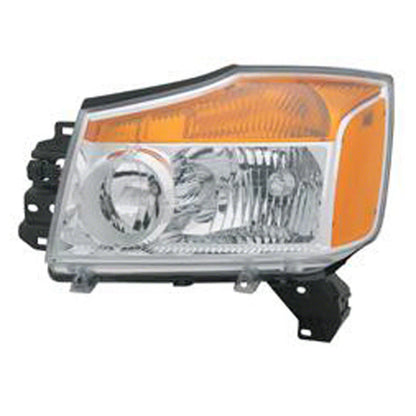 Replacement Driver Side Head Light Assembly For 2008-2015 Nissan Titan Pickup
