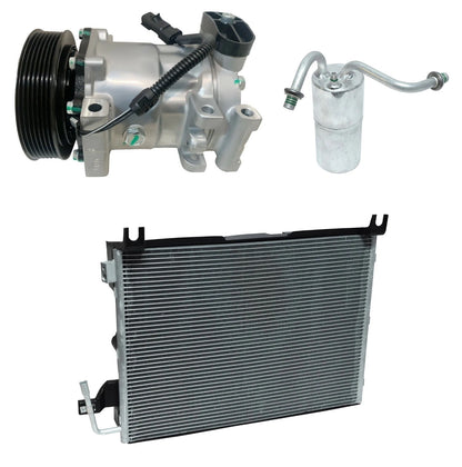 AC Compressor Kit With Condenser for Dodge Ram 1500 5.9L (2001–2008)