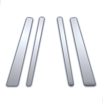 Chrome Pillar Covers 4pc Replacement for Hyundai Accent (2006–2011)