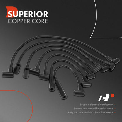 7Pcs Spark Plug Wire Set for Chevrolet C10 K10 GMC Jimmy (1975–1977)