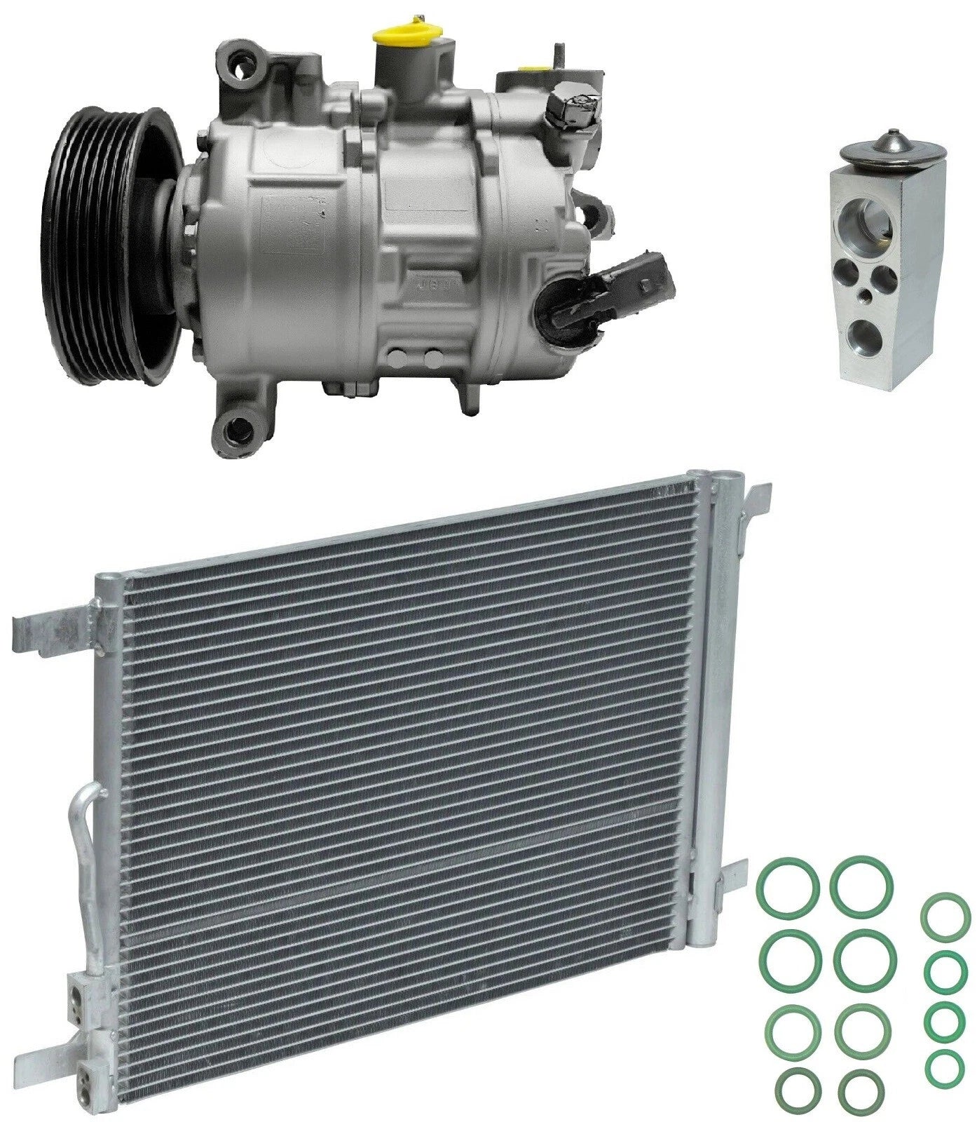 AC Compressor Kit With Condenser for Volkswagen Tiguan 1.4L (2018–2019)