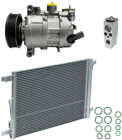 AC Compressor Kit With Condenser for Volkswagen Tiguan 1.4L (2018–2019)
