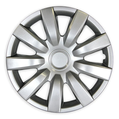 15 Inch Silver Push-On Wheel Covers for Steel Wheels for Toyota Camry (2002–2015)